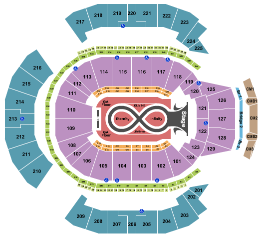 Chase Center Katy Perry Seating Chart
